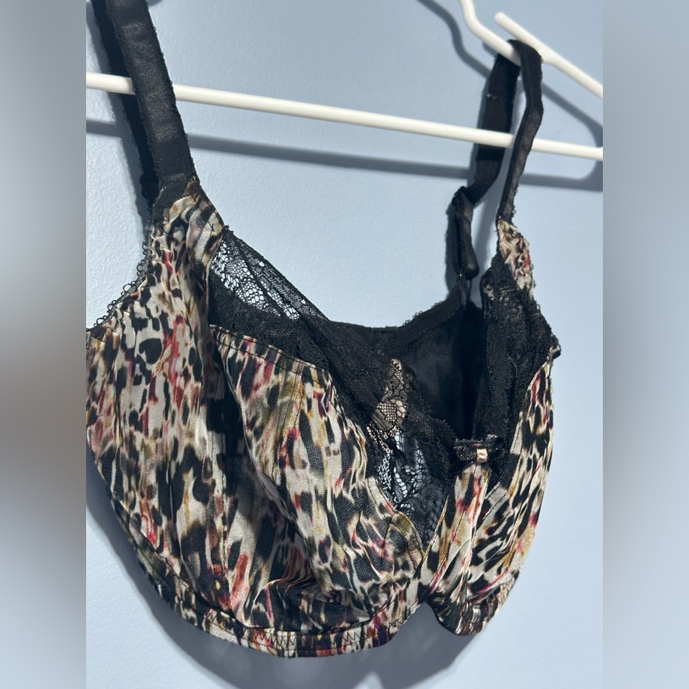 Panache Lingerie Black and Cream Bra